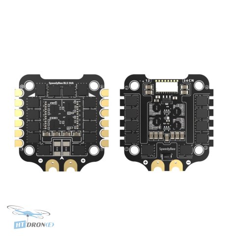 SpeedyBee BLS 50A 30x30 4-in-1 ESC detailed rear view ESC connectors for FPV drone HTDRONE shop