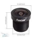Tylna część kamery FPV RunCam Swift 2 z obiektywem RC23, pokazująca złącza