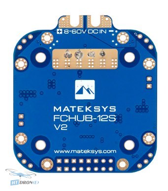 MATEKSYS FCHUB-12S V2 PDB детальний вид 3/4 роз'єми в найкращому магазині