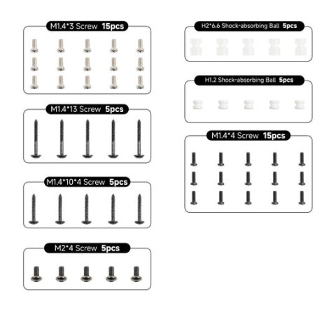Screws Pack BetaFPV For Whoop Drone Meteor65 Pro O4/ Meteor75 Pro O4