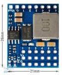 MATEKSYS PDB z BEC 4A 5.5-36V do 5-8.2V - widok z boku, szczegółowa budowa, kup teraz w HTDRONE