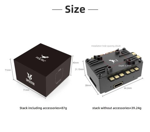 Stack HGLRC SPECTER F760 BOX integrated