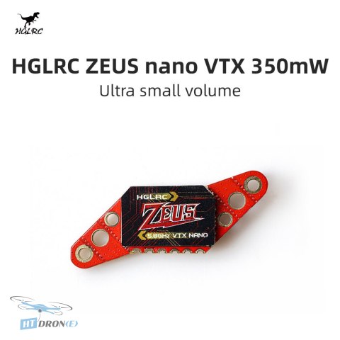 HGLRC Zeus Nano 350mW VTX widok z góry płytka drukowana detale cena HTDRONE