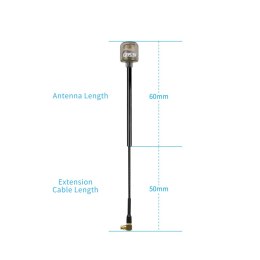 Antenna GEPRC Peano 5.8G LHCP, UFL 110mm