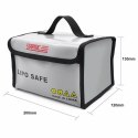 Battery Safety Bag Double-deck PVC Fireproof Cloth (20x12x13cm)