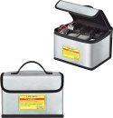 Battery Safety Bag Liquid Silicone Fireproof Cloth (21.5x15x14CM)