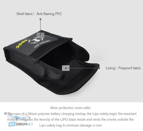 STARTRC Lipo Battery Safety Bag DJI Mini 2 SE Mavic Mini 3 Pro main view buy