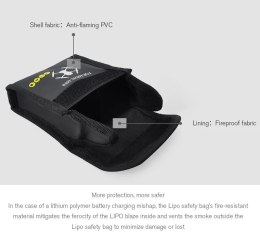 Battery Safety Bag for Mini 2, Mini SE, Mavic Mini, Mini 3 Pro (for 3 pcs batteries)