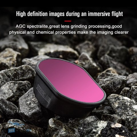 STARTRC filters ND8, ND16, ND32, ND64 for DJI FPV - top-down view of construction