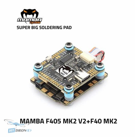 Diatone Mamba F405MK2V2 FPV stack 3-4 kwadrantu widok kup w najlepszej cenie