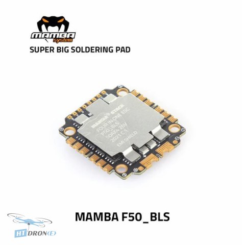 Diatone MAMBA F405MK2V2 50A 6S 8bit FPV stack - 3/4 angle view, best buy at HTDRONE