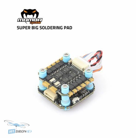 Diatone Mamba MK4 F405MINI 30A FPV stack PCB detail top-down view
