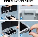 STARTRC Sunshade hood DJI RC Gray - side view, FPV accessory available at HTDRONE
