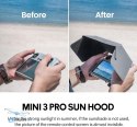STARTRC Sunshade hood DJI RC - sunshade size comparison with controller, buy now