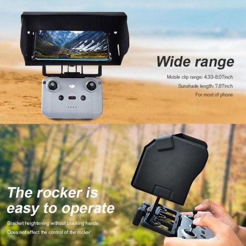 Tablet stand + Sunshade for DJI Mavic series remote controller