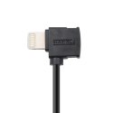 USB cable 10cm Lightning Black