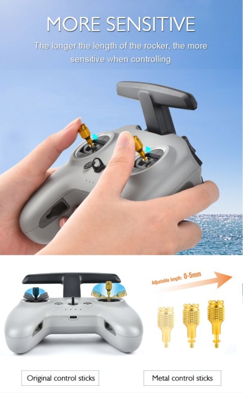 Adjustable Control Stick for DJI FPV, DJI Avata Controller