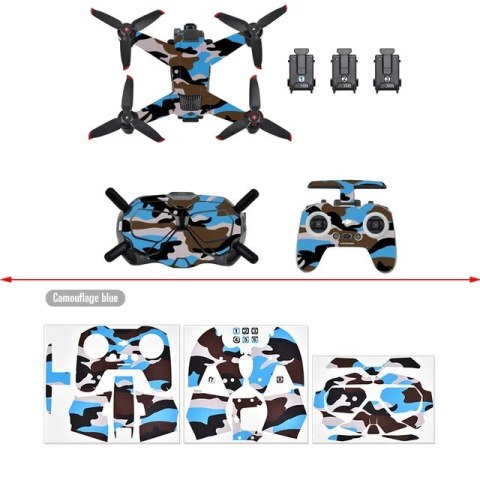 Body + Remote Controller Stikers for DJI FPV(Style 5)