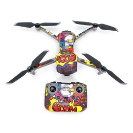 Body + Remote Controller Stikers for DJI Mavic Air 2 (Cartoon graffiti)