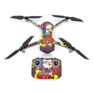 Body + Remote Controller Stikers for DJI Mavic Air 2 (Cartoon graffiti)