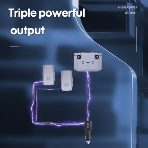 Car Charger 3-in-1 for DJI Mavic Air 2/2S