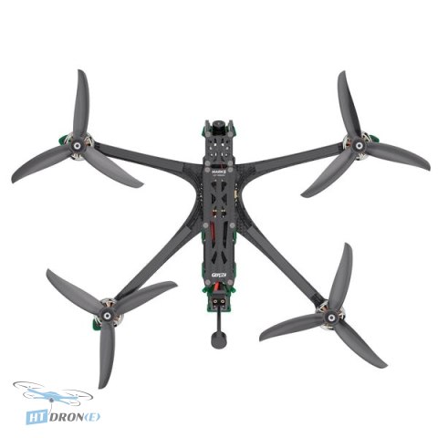 Rear view of GEPRC MK5D-LR7 HD AvatarV2 GPS TBS Nano RX drone showing ports and connectors