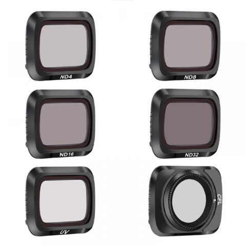 Filter Set for DJI Mavic Air 2 (CPL, UV, ND4, ND8, ND16, ND32)