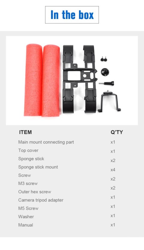 Floating landing Gear for DJI Air 2/2S