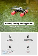 STARTRC Floating Landing Gear DJI Air 2/2S - вид зверху, конструкція на HTDRONE