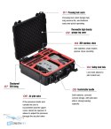 STARTRC Hardshell Case DJI Mavic Air 2/2S - interior with space for drone and accessories