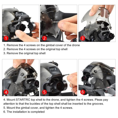 Head shell for DJI FPV