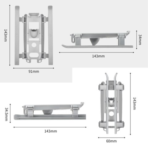 Landing Gear with Auxiliary Bottom Light for DJI Mavic Air 2/2S