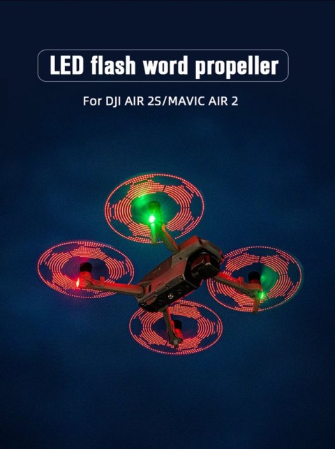 Programmable LED propellers for Mavic Air 2/2S (1Pair)