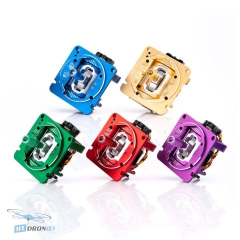 RadioMaster AG01 CNC Hall Gimbal set green side view detailed best price HTDRONE