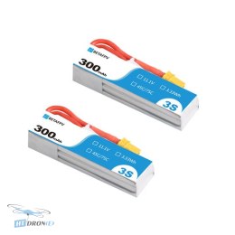 BETAFPV LiPo 3S 11.1V 300mAh 45C S-Version XT30 2 szt. - najlepszy akumulator do drona FPV, kup teraz w HTDRONE