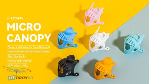 Opakowanie canopy BETAFPV do kamery Micro 2022 White zawartość zestawu HTDRONE