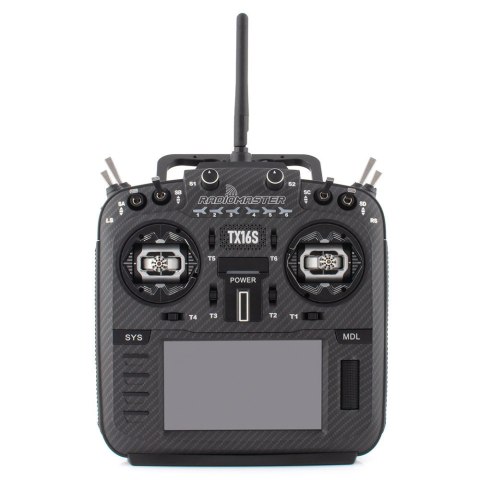 Controller RadioMaster TX16S MKII MAX AG01 Gimbal ELRS Black LBT