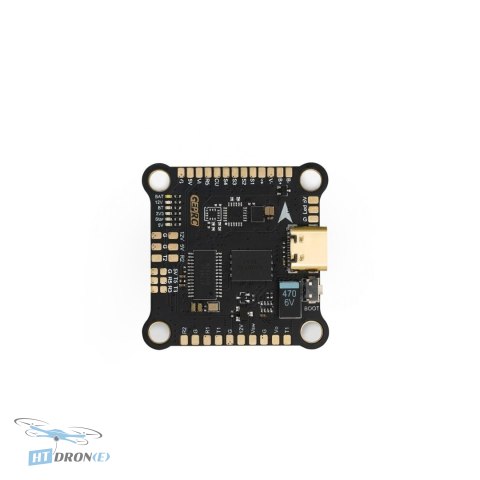 Detailed close-up view of GEPRC SPAN-F722-BT-HD V2 flight controller at HTDRONE shop