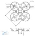 Accessories for FPV frame BETAFPV Beta75X 2-3S Whoop V2 black shop HTDRONE