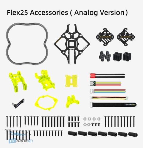 Akcesoria do ramy SpeedyBee Flex25 Analog FPV - kup zestaw w HTDRONE