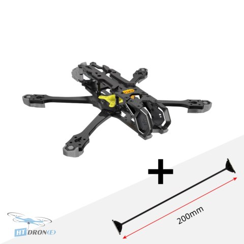 SpeedyBee Master 5 HD gray FPV frame main view buy now at HTDRONE