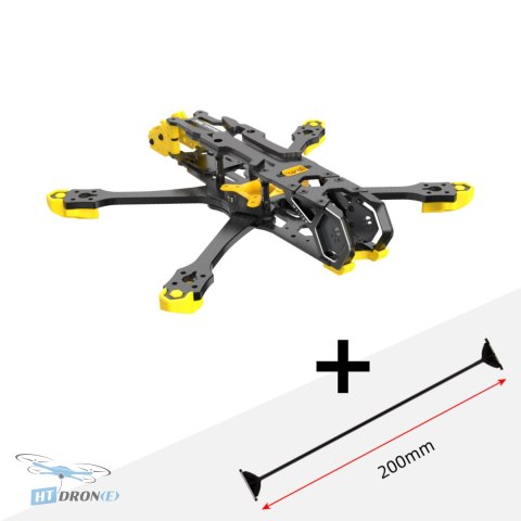 SpeedyBee Master 5 HD yellow FPV frame main view buy now at HTDRONE