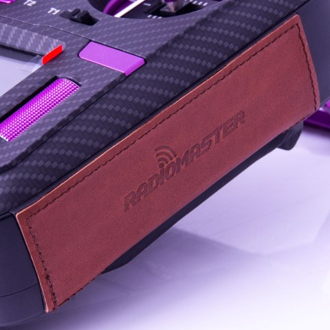 Leather side grips RadioMaster for TX16s Brown