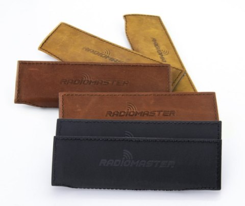 Leather side grips RadioMaster for TX16s MKII Brown