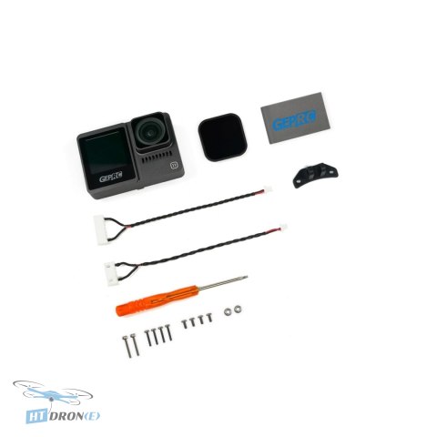 Zestaw akcesoriów i referencja rozmiaru kamery GEPRC Naked Camera GP11 od GEPRC w HTDRONE