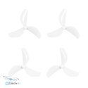 BETAFPV GemFan 45мм 3-лопатеві білі пропелери з валом 1.5мм купити в магазині HTDRONE