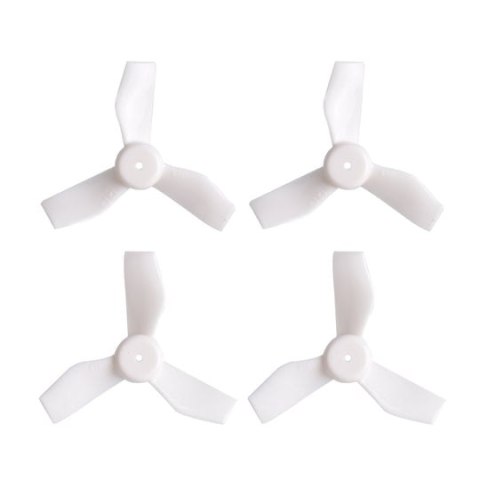 Propellers Gemfan 31mm 3-blade for 65mm Frame (1.0mm shaft, White) (4pcs)