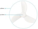 Propellers Gemfan 35mm 3-Blade 1.0mm shaft (4pcs) Gray