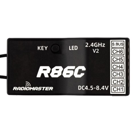 Receiver RadioMaster R86C V2 D8/D16/SFHSS (LBT)