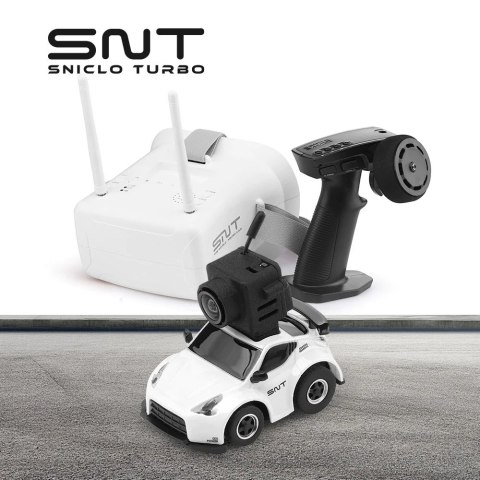 SNT 370Z 1:100 2009 Atom-Q Series Car Remote Control Version White (Car+RC+FPVBOX RACE+Goggles)